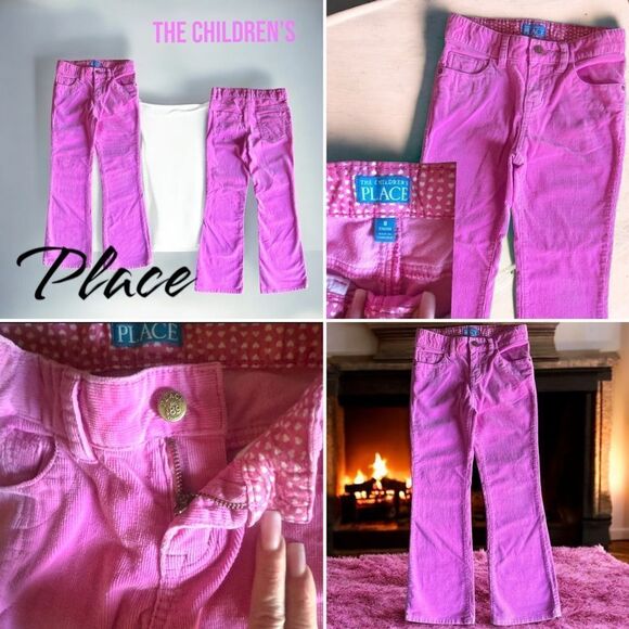 The Children’s Place Jeans l Pink Corduroy Pants l 8 l EUC - Picture 5 of 8